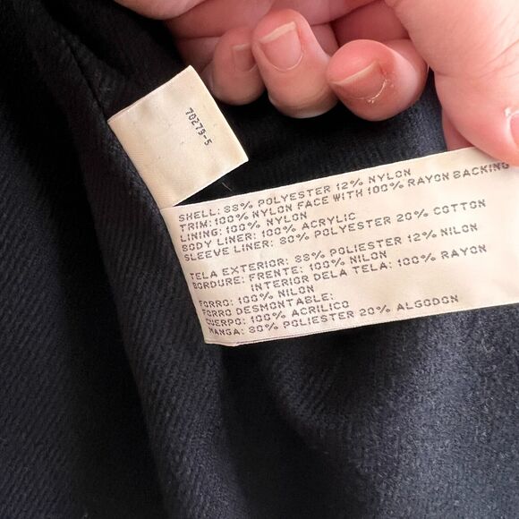 St. Johns Bay Jacket Womens XL Beige Black Collared Zip Up Snap Lined Pockets - Picture 8 of 10